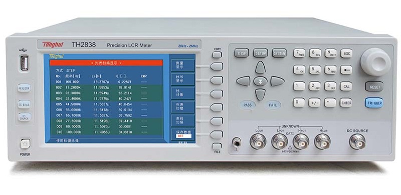 TH2838,TH2838H,TH2838A阻抗分析儀