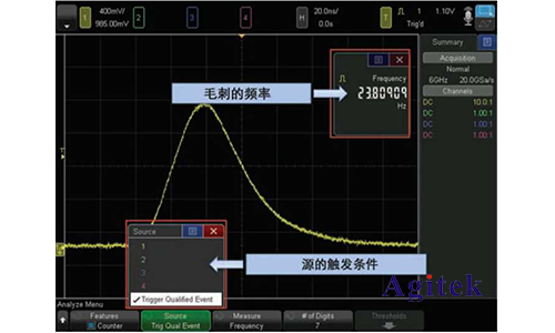 如何設置用示波器存儲的波形有毛刺去除毛刺？(圖8)