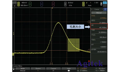 是德示波器怎樣使用才能發現毛刺？(圖4)