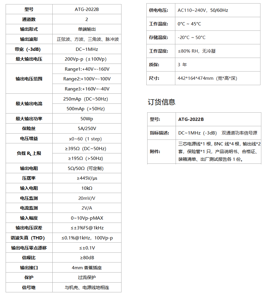ATG-2022B功率信號(hào)源(圖1)