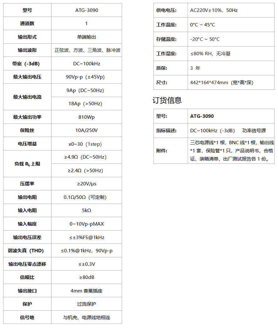 ATG-3090功率信號源(圖1)